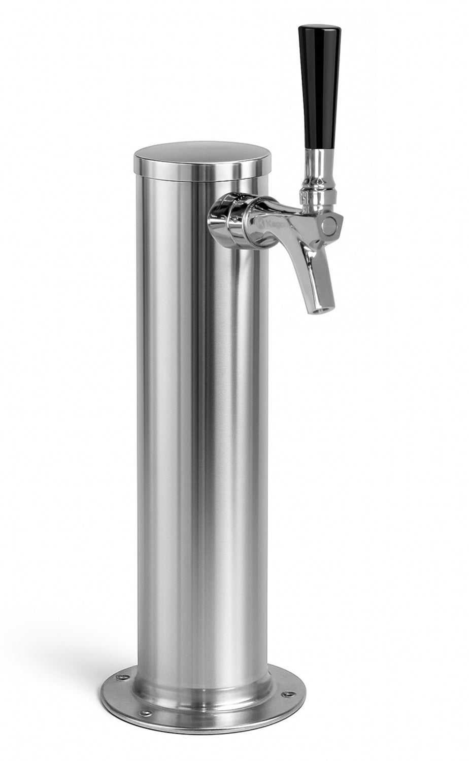 14" Polished Stainless Steel Infinity Draft Tower - All Stainless Contact