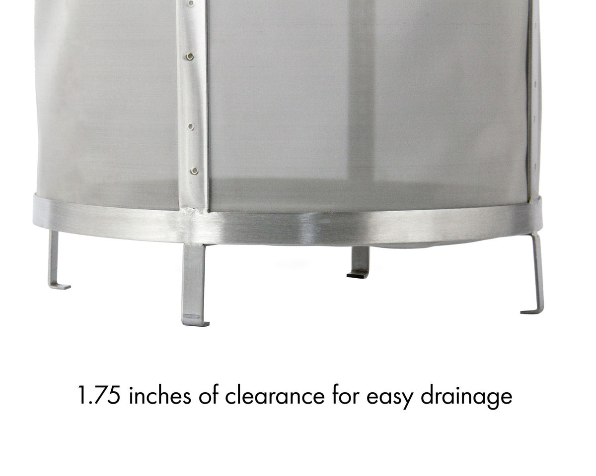 Four Stainless Steel Feet