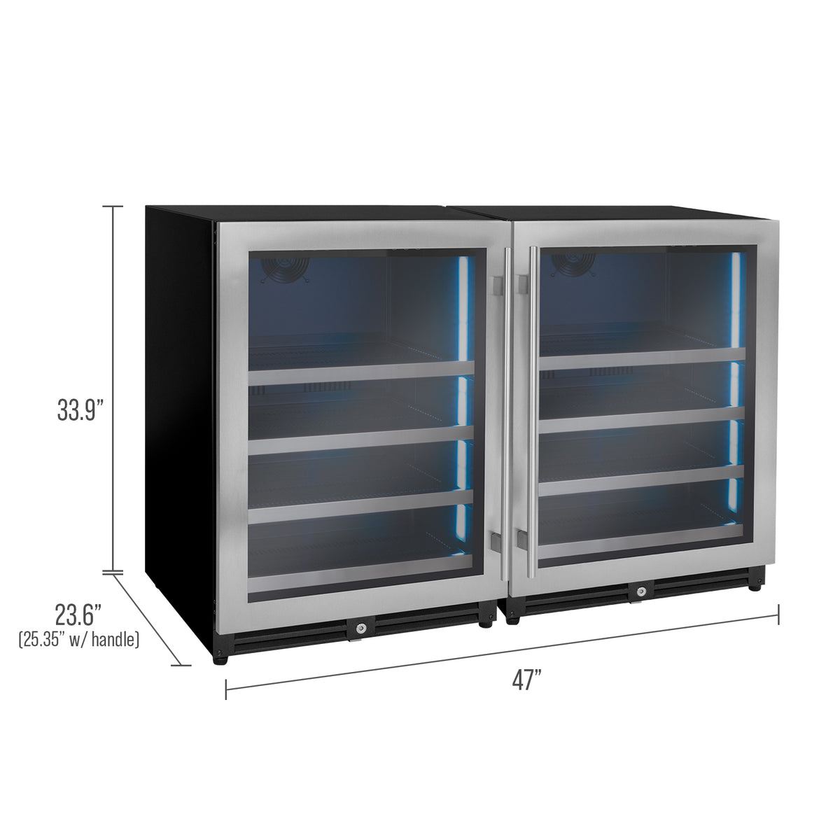 Allavino VSBC-24LSR beverage center dimensions