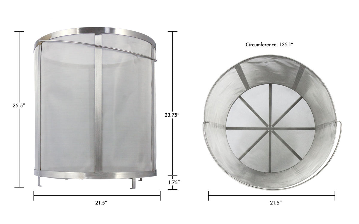 Filter Basket Dimensions
