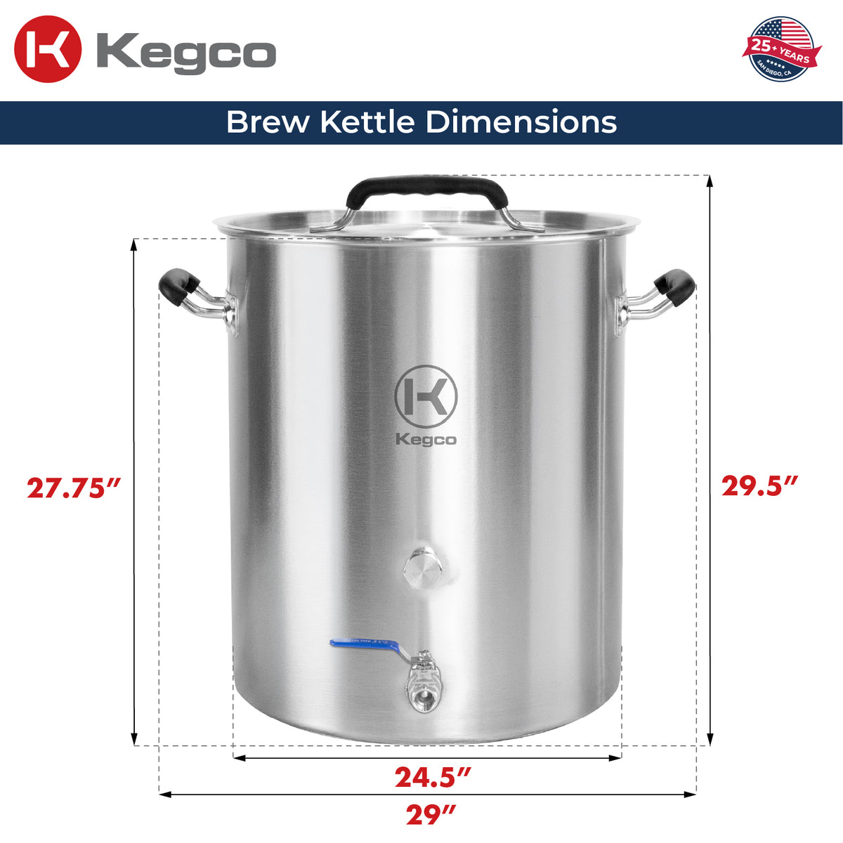 brew pot dimensions