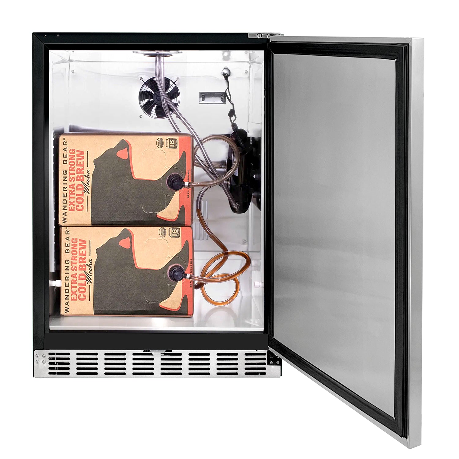 ADA Compliant kegerator configured for BIB bag in box