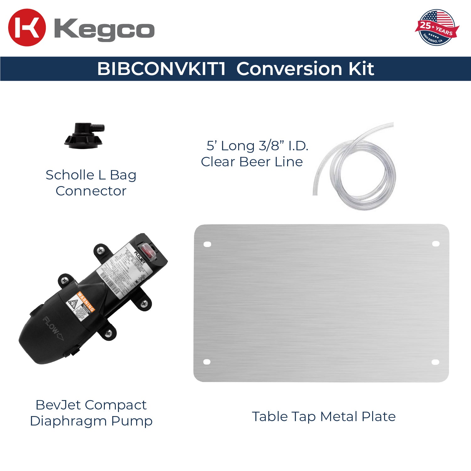 BIBCONVKIT1 Kit Parts