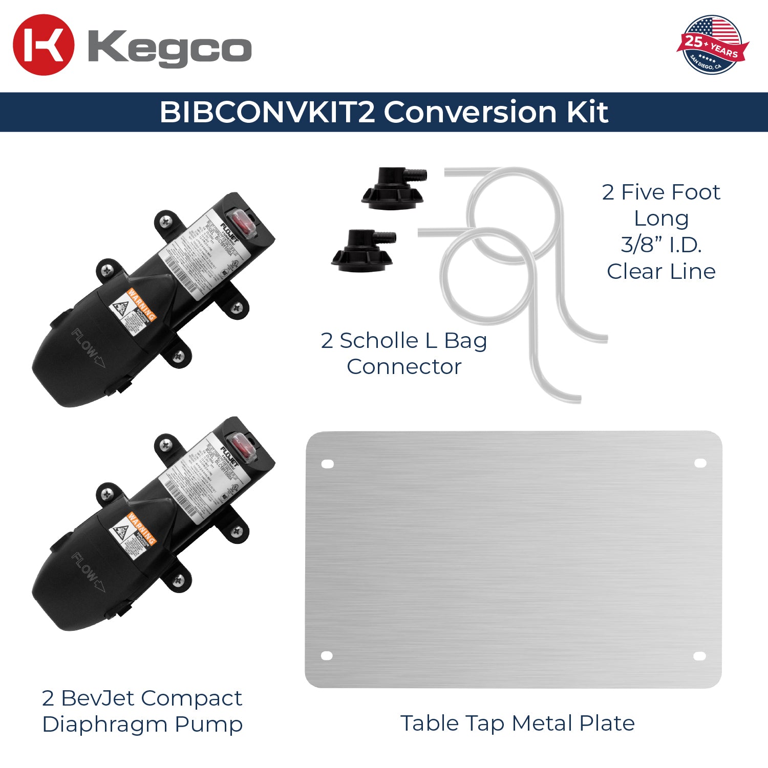 BIBCONVKIT2 Kit Parts