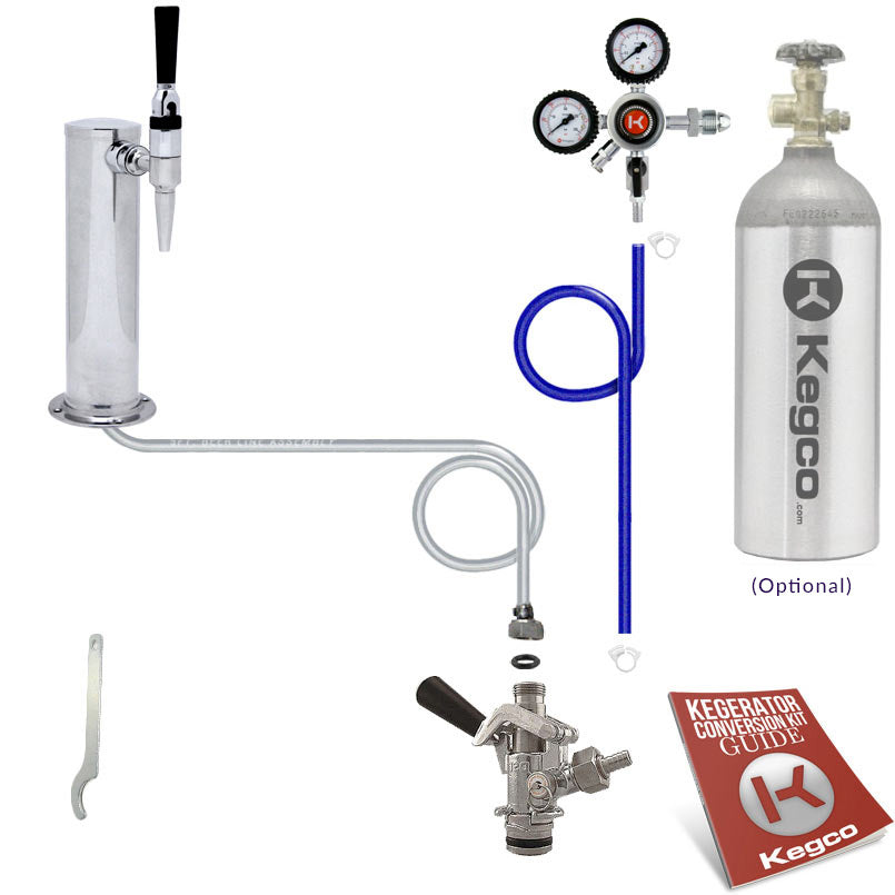 Economy Guinness® Dispensing Draft Tower Conversion Keg Tap Kit