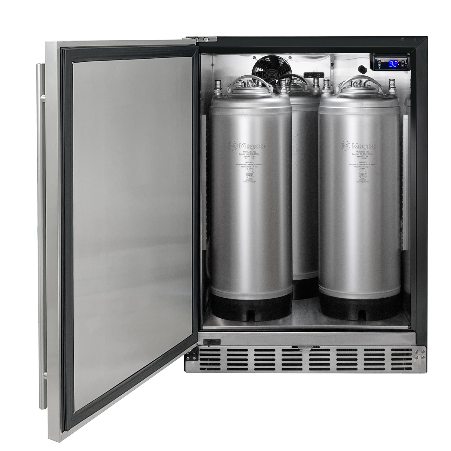 Kegco HBHK38BSU-L-3 Kegerator