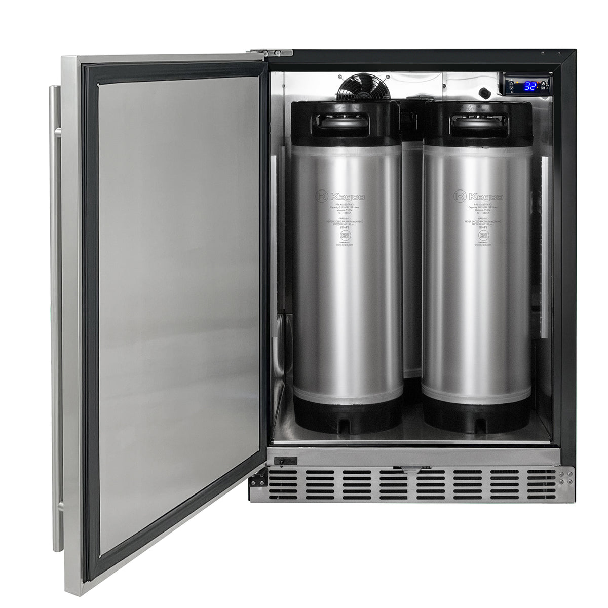 Kegco HBHK38BSU-L-3 Kegerator