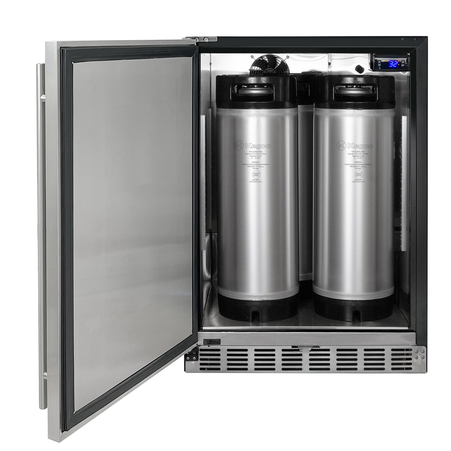Kegco HBHK38BSU-L-3 Kegerator