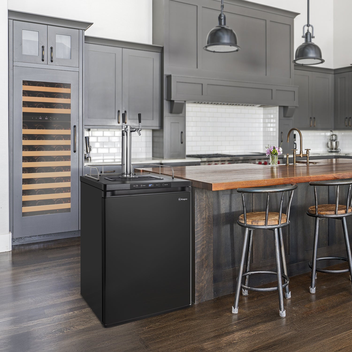 freestanding kegerator