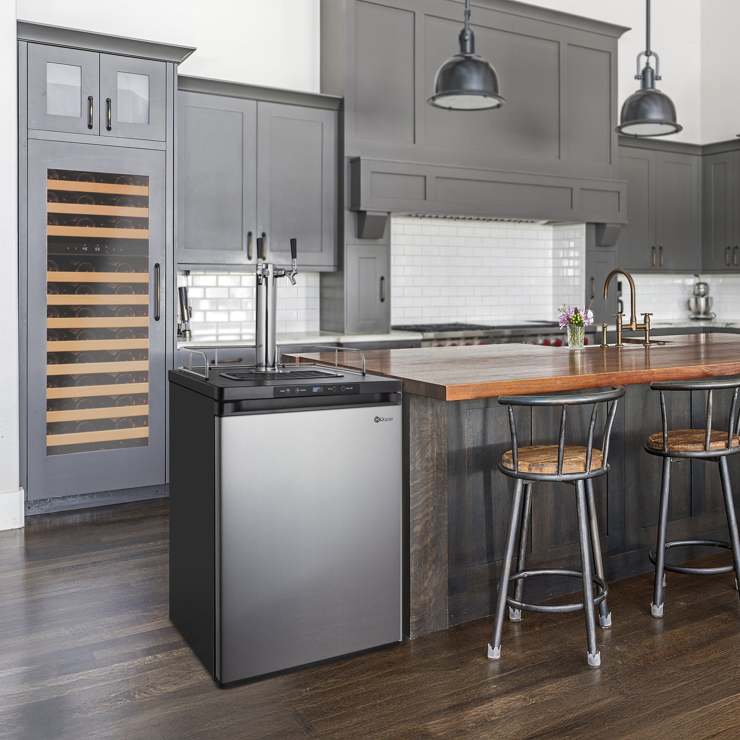 freestanding kegerator