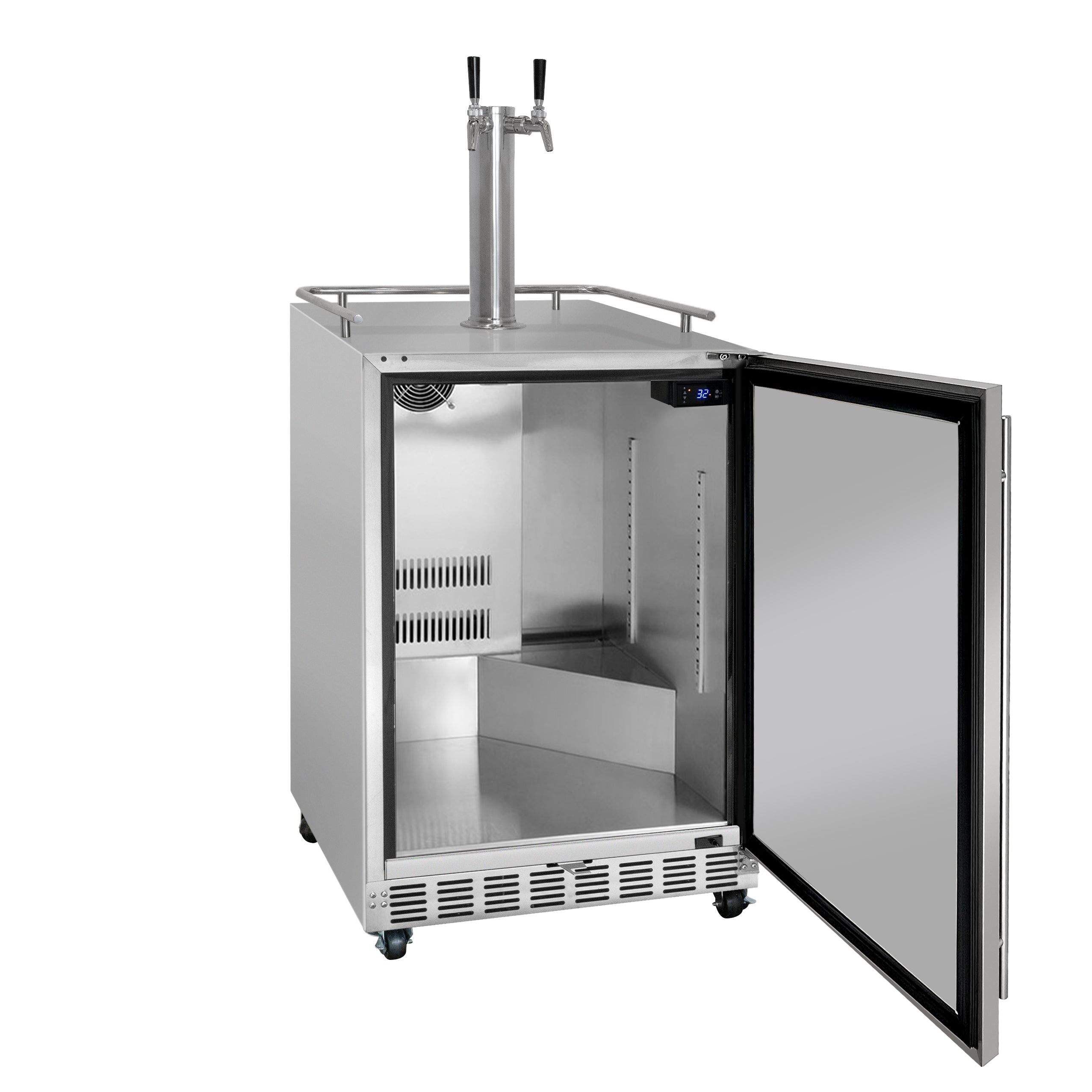 Kegco HK38SSC-2 Kegerator - Open