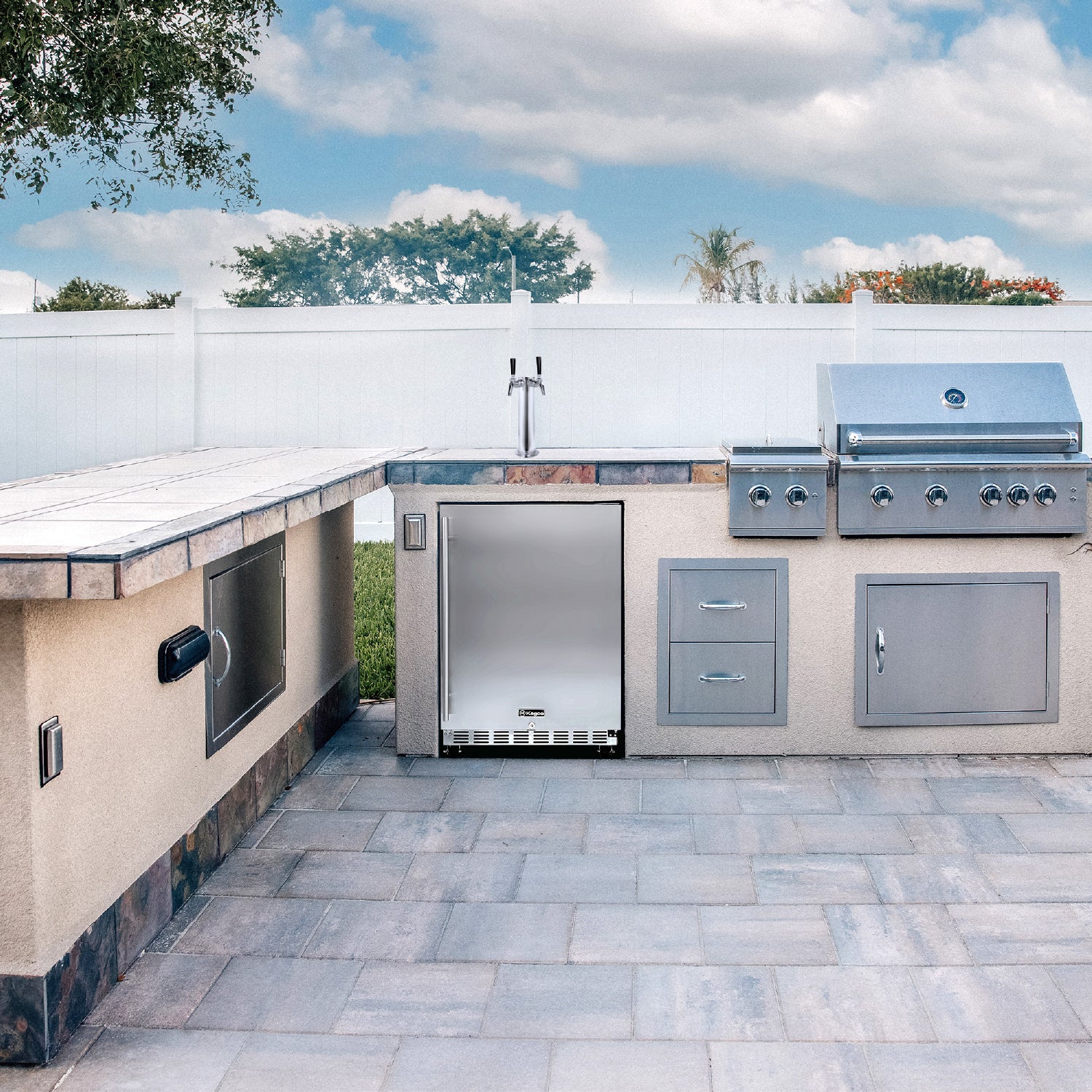 Kegco HK38SSC-L-2 Kegerator - Lifestyle