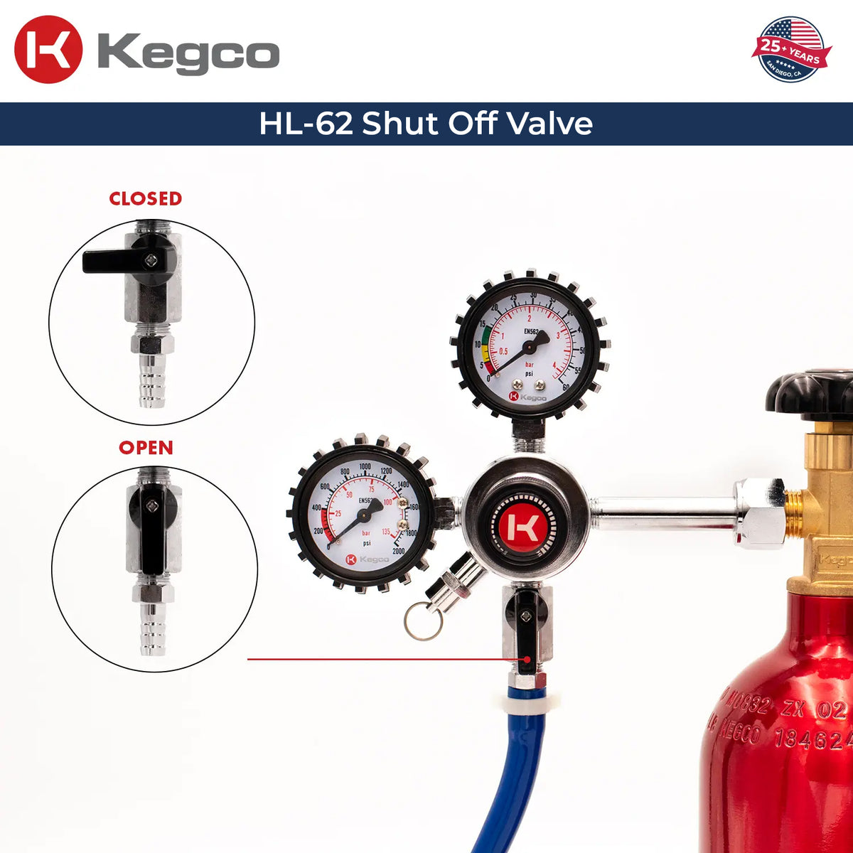 CO2 Draft Beer Regulator