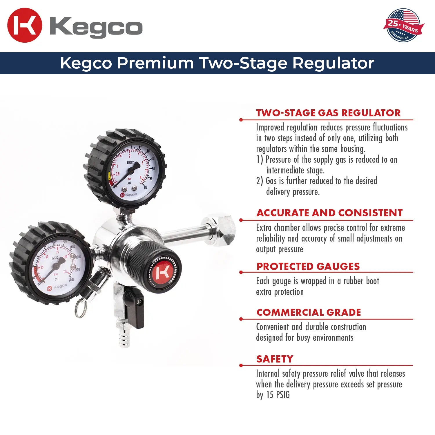 Kegco HL-62 features
