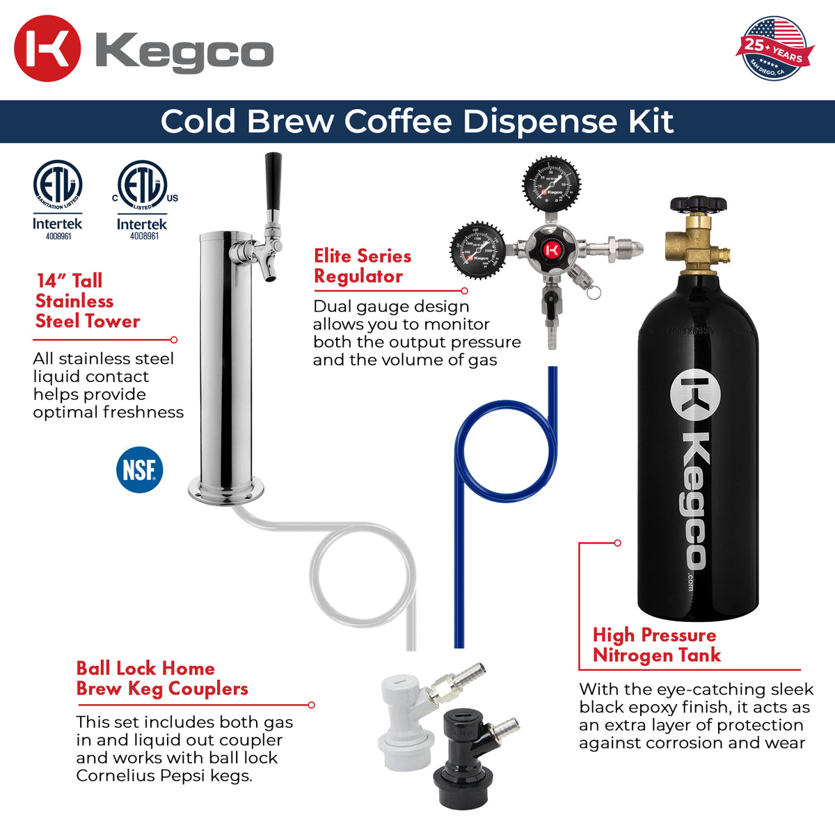 cold brew coffee dispense kit