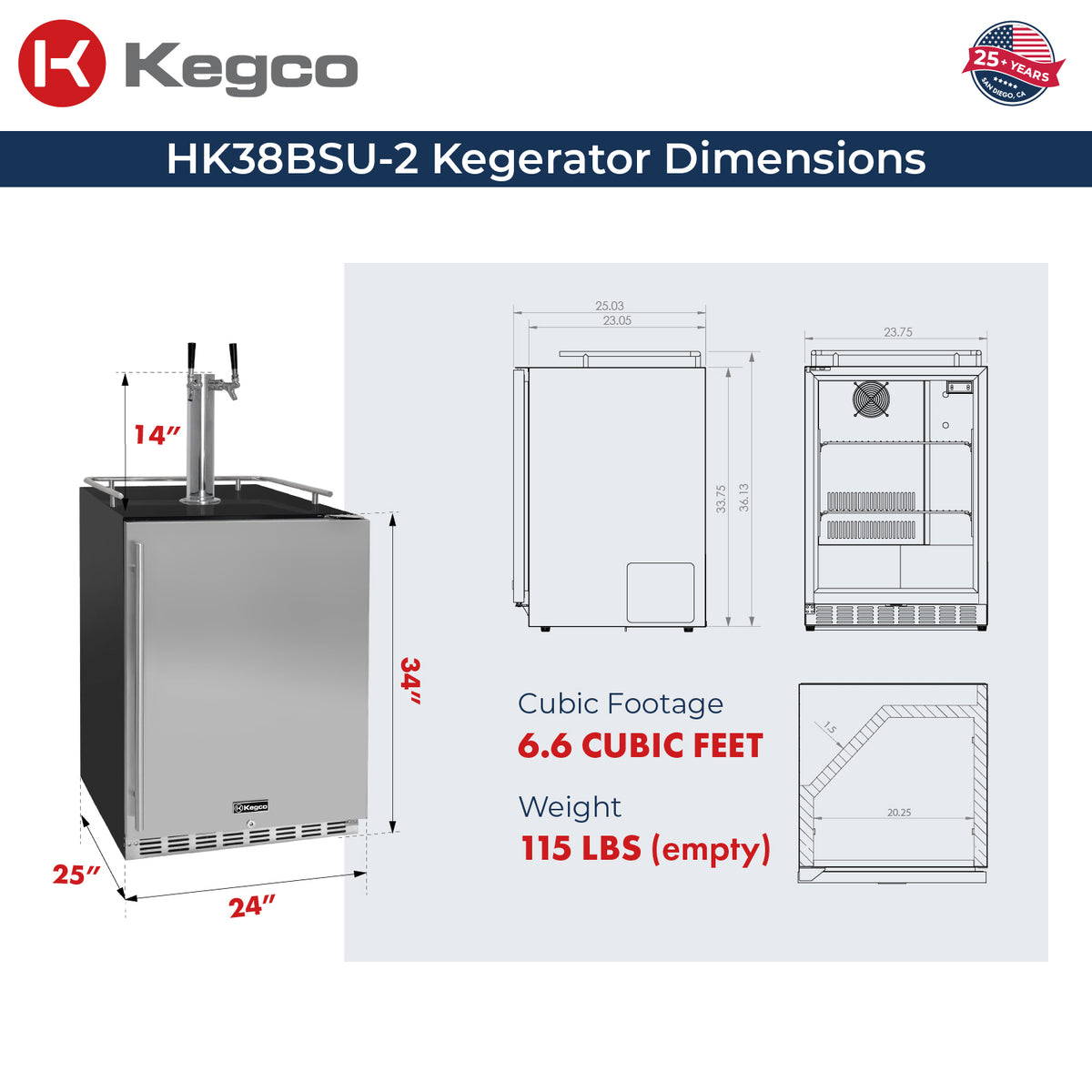 ICHK38BSU-2 Dimensions
