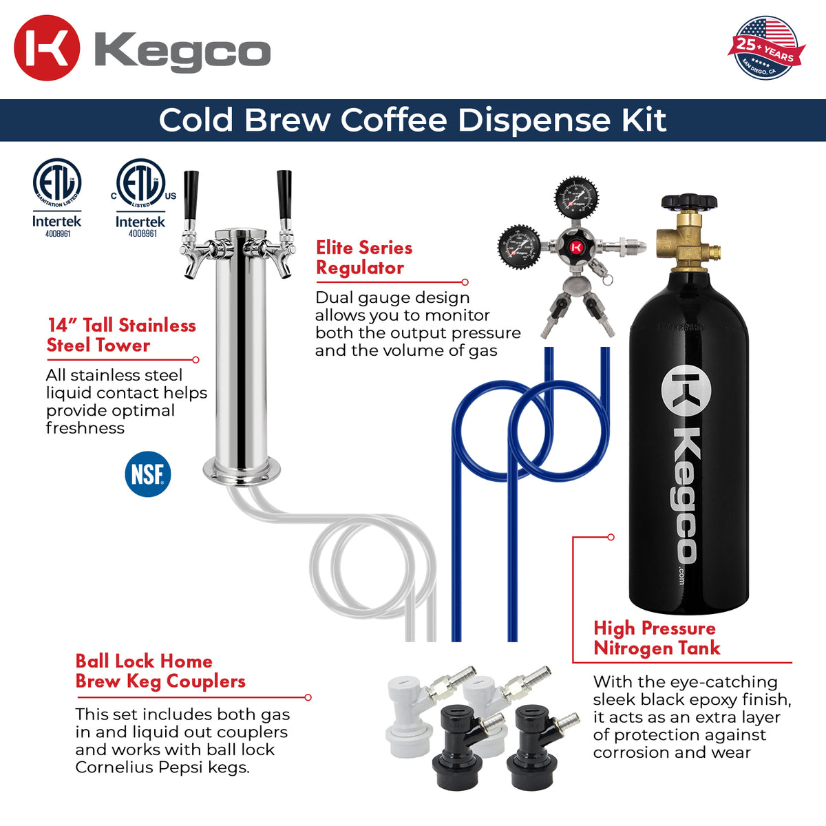 cold brew coffee dispense kit