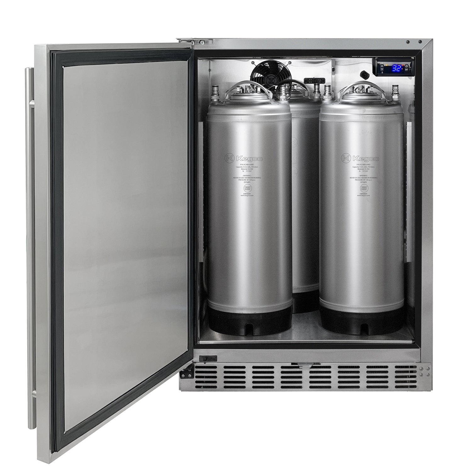 Kegco ICHK38SSU-L-2 kegerator