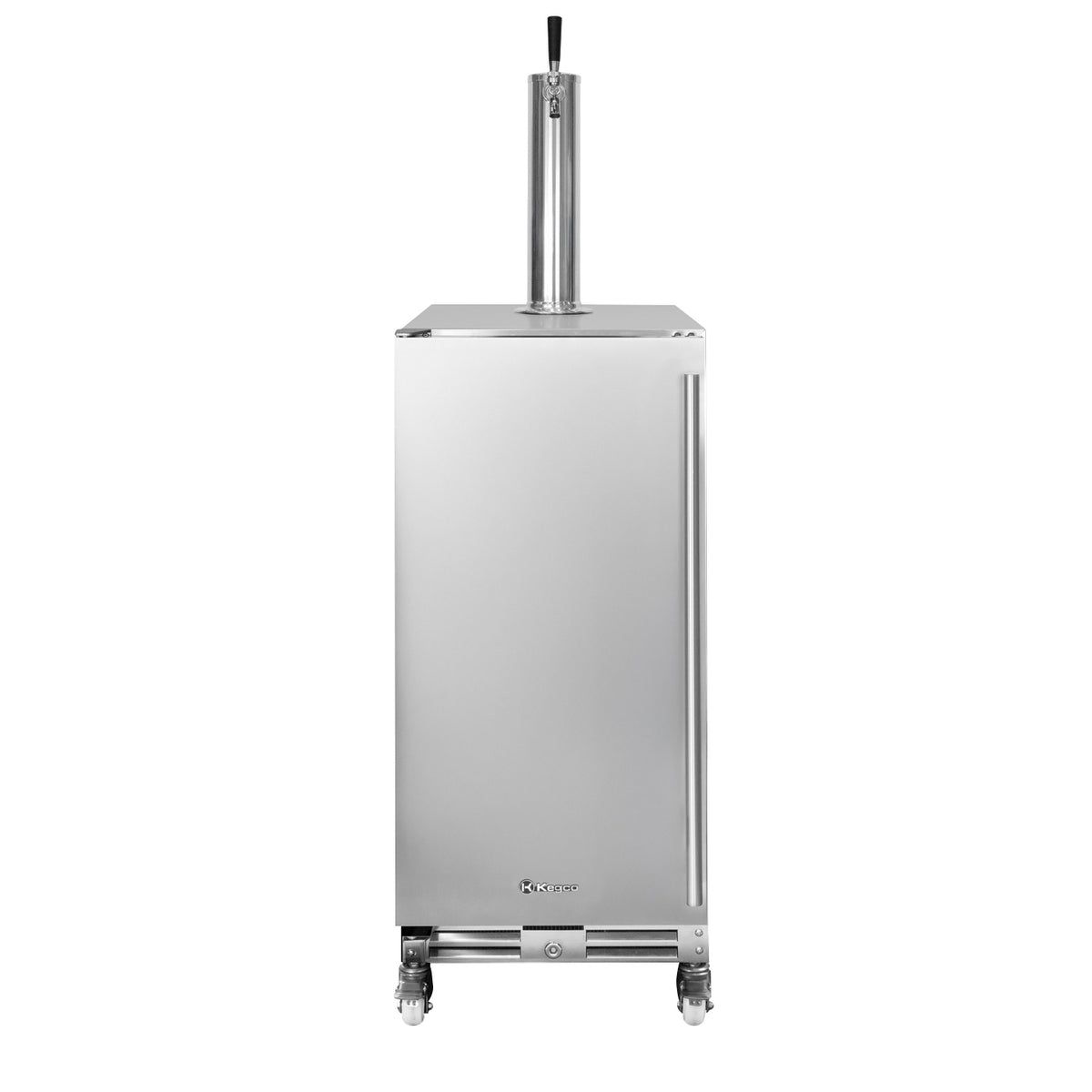 15" Wide Outdoor Cold Brew Undercounter Stainless Steel Built-In Left Hinge Kegerator