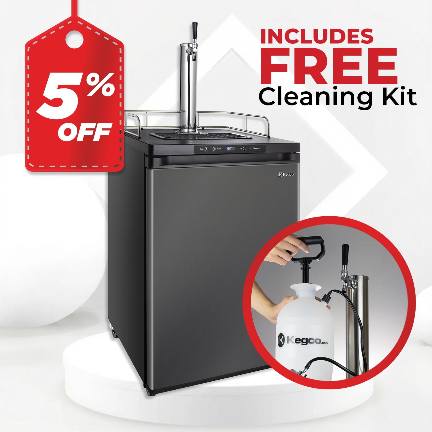 Kegco K309X-1 Keg Fridge