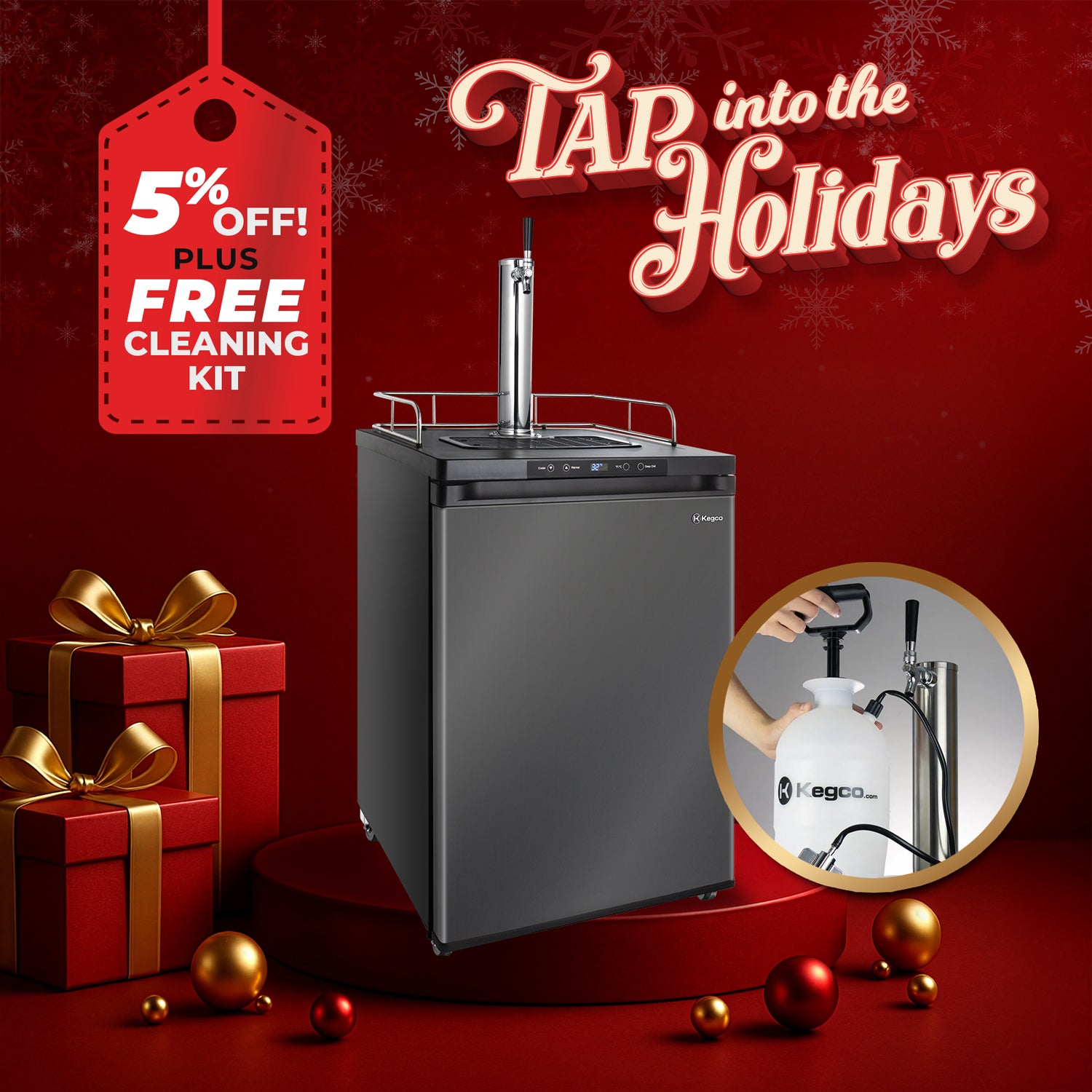 Kegco K309X-1 Keg Fridge