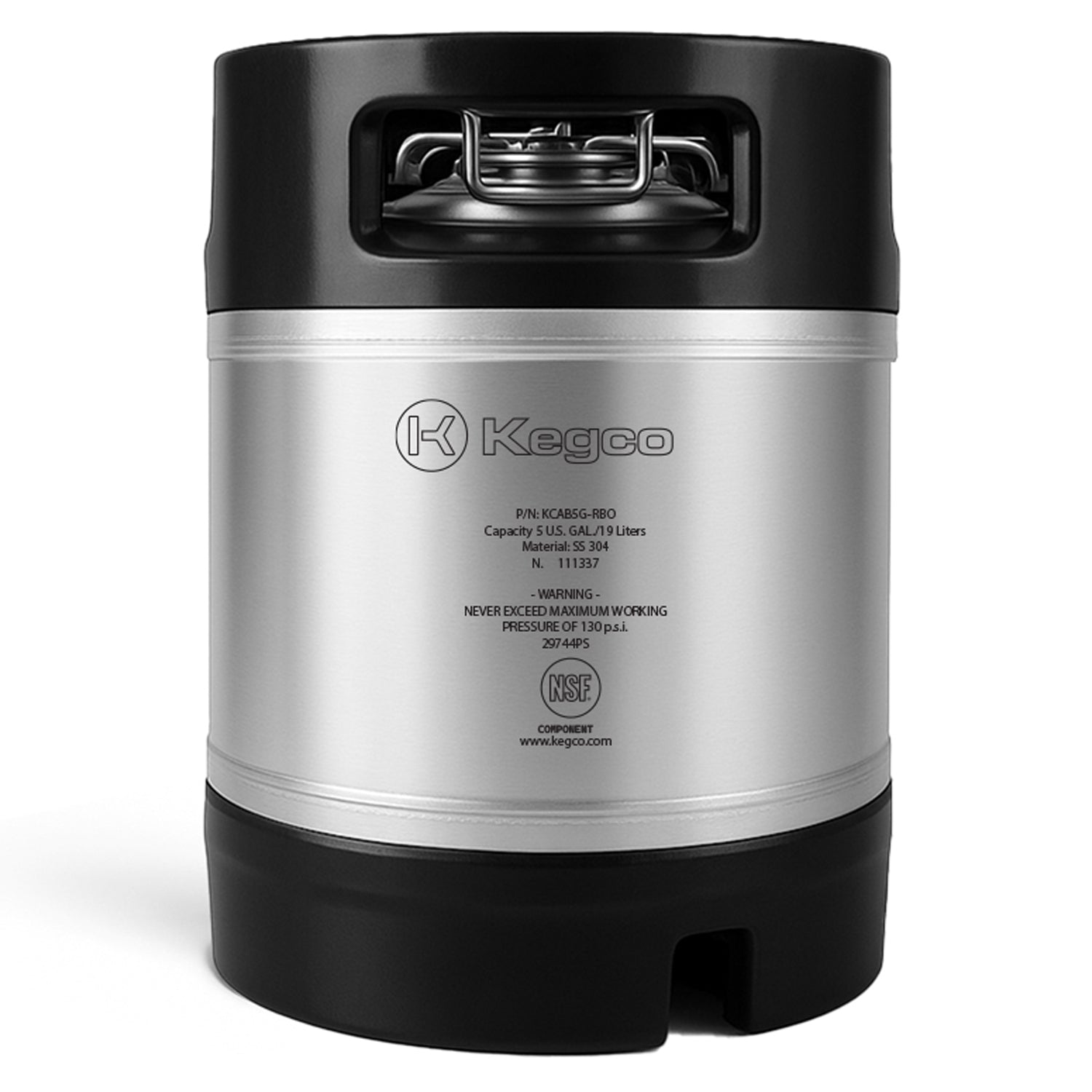 1.75 Gallon Ball Lock Keg