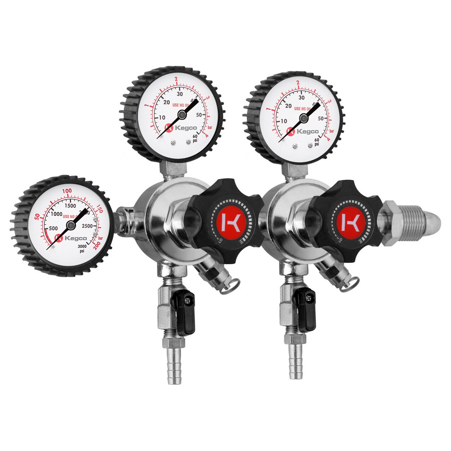 Kegco LHU5NDB Regulator Side