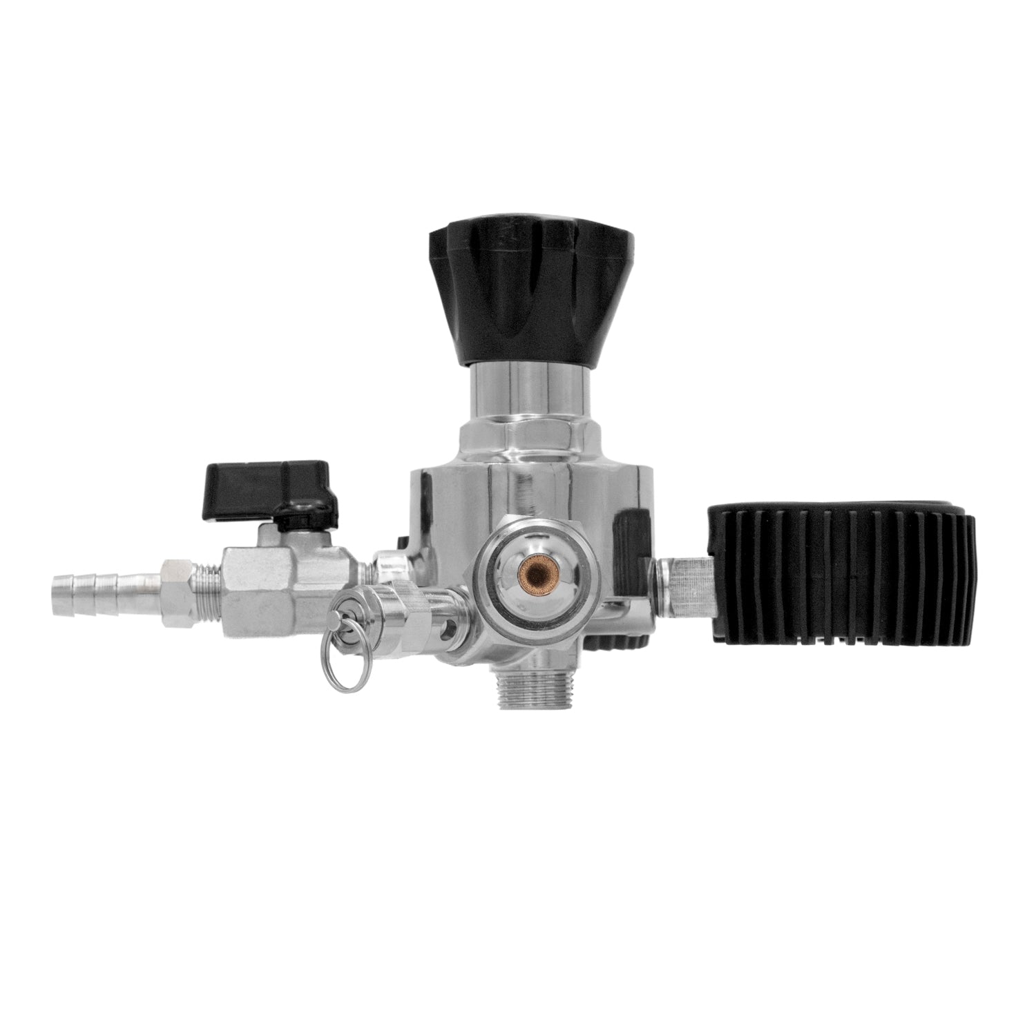 Kegco LHU5N-2 two product co2 nitrogen regulator input