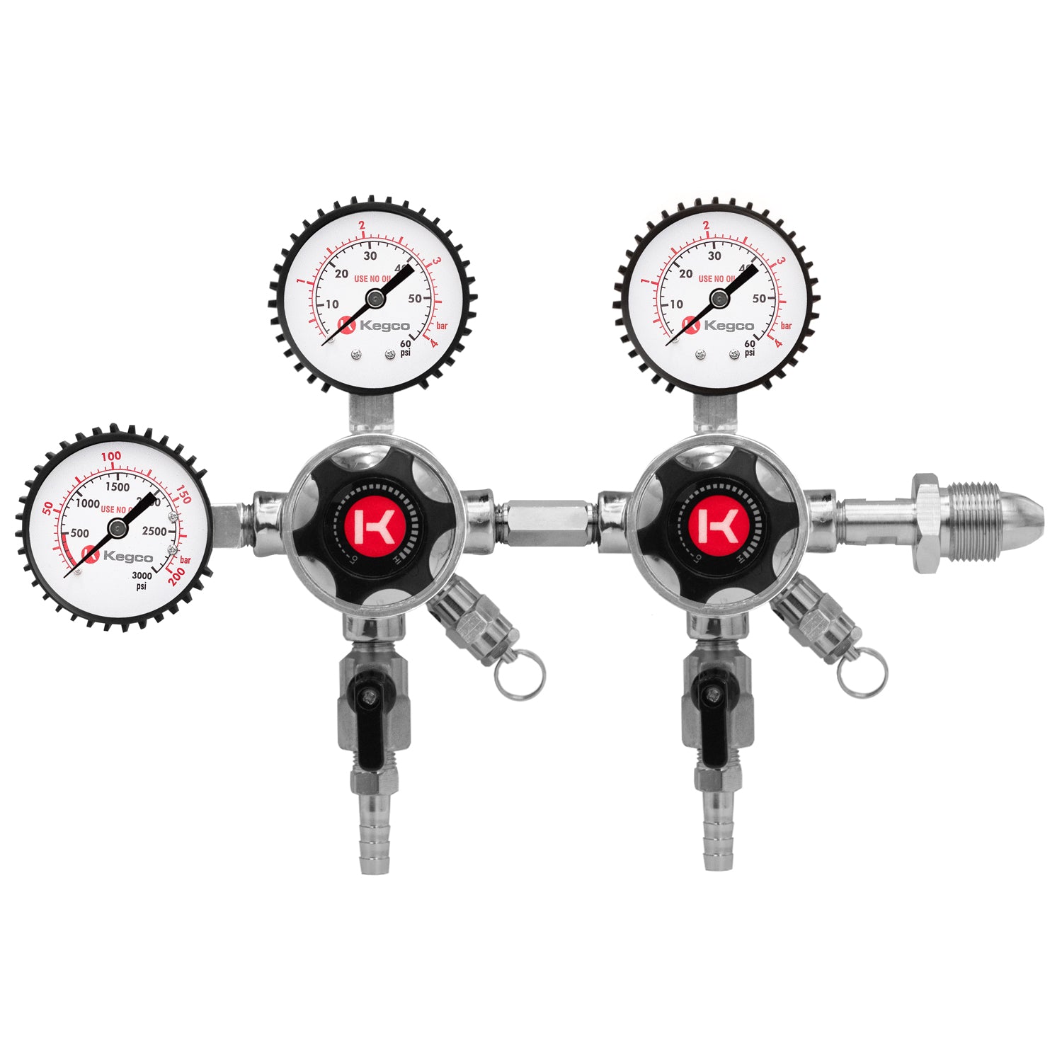 Elite Series Dual Body Nitrogen Draft Beer Regulator