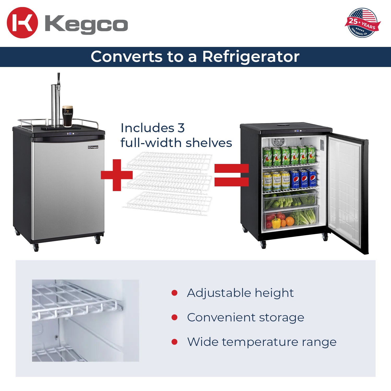 Converts to All-Refrigerator