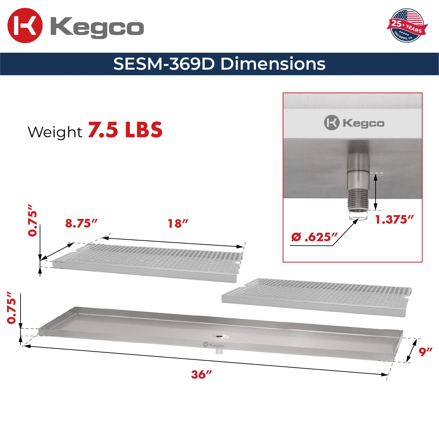 SESM-369D Dimensions