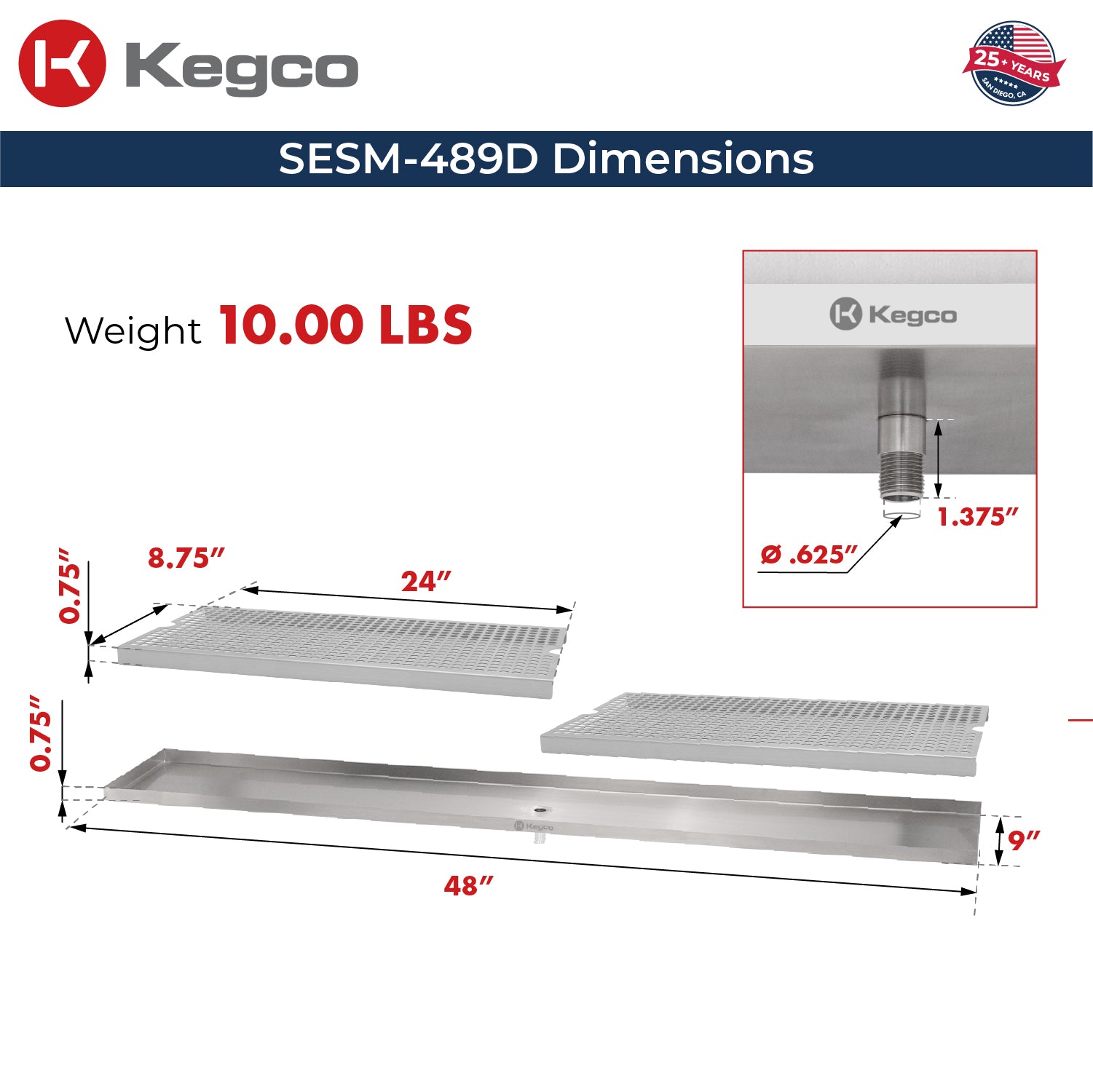 SESM-489D Dimensions