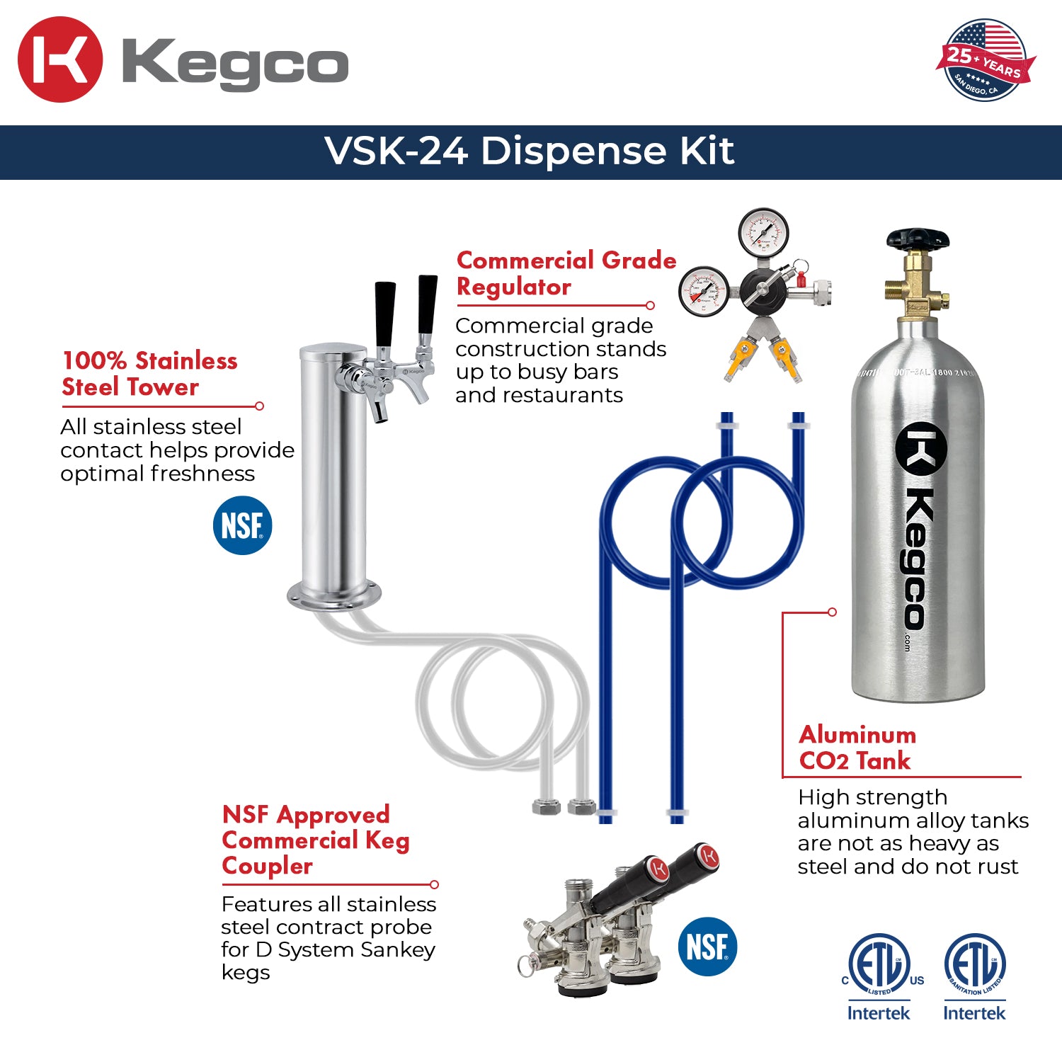 Kegco kegerator exclusive dispense kit