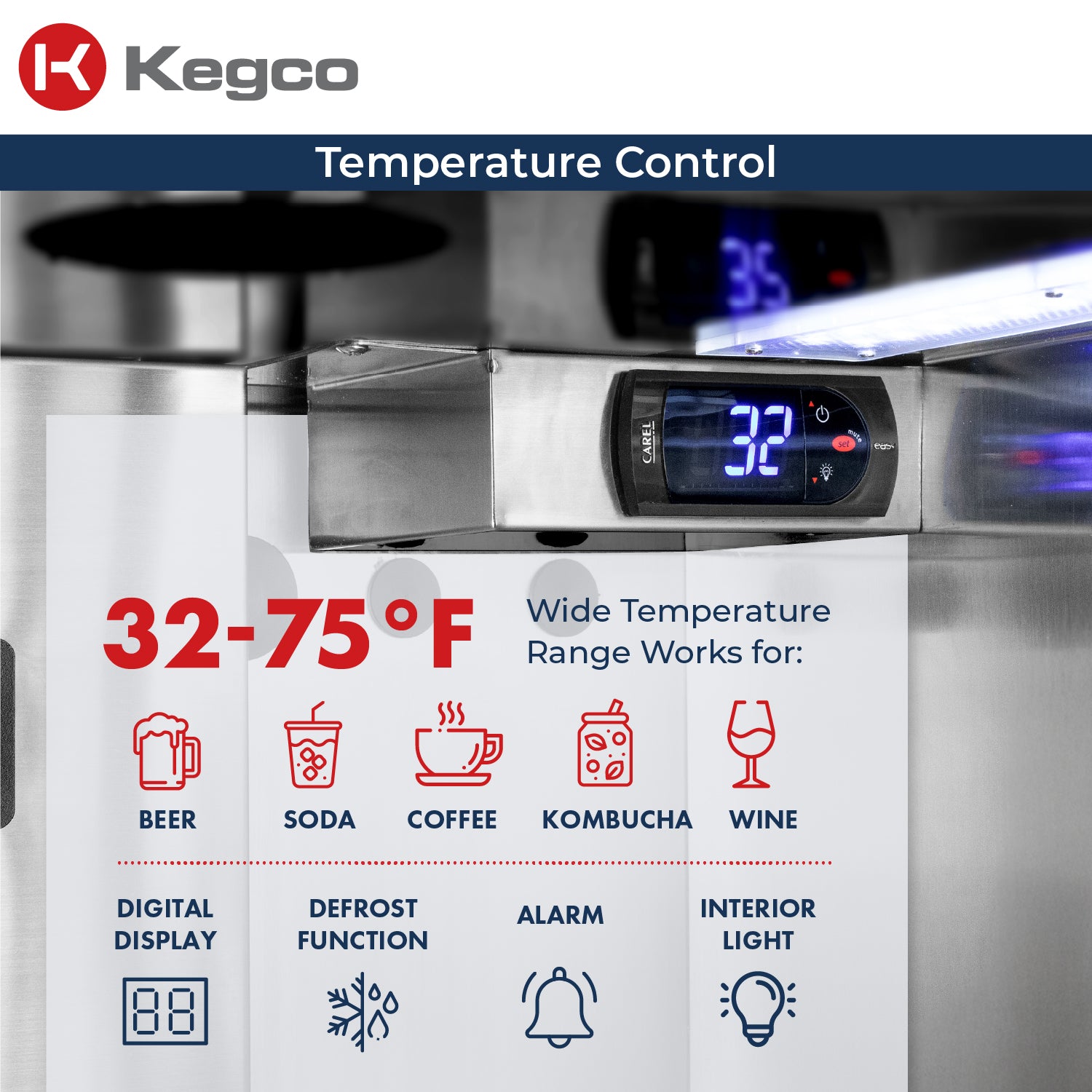 V32ADAPRL Kegerator Digital Display