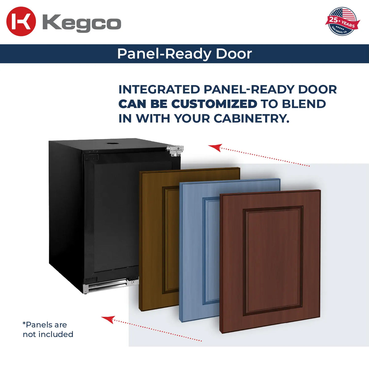 V32ADAPRR-2 Panel-Ready Kegerator