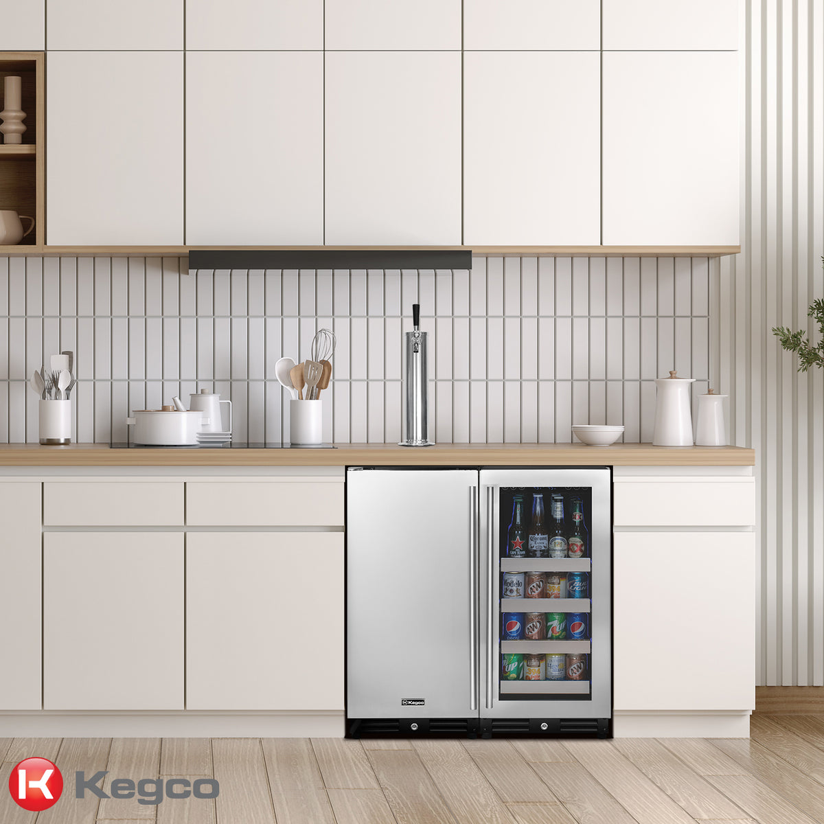 Beverage Center & Kegerator