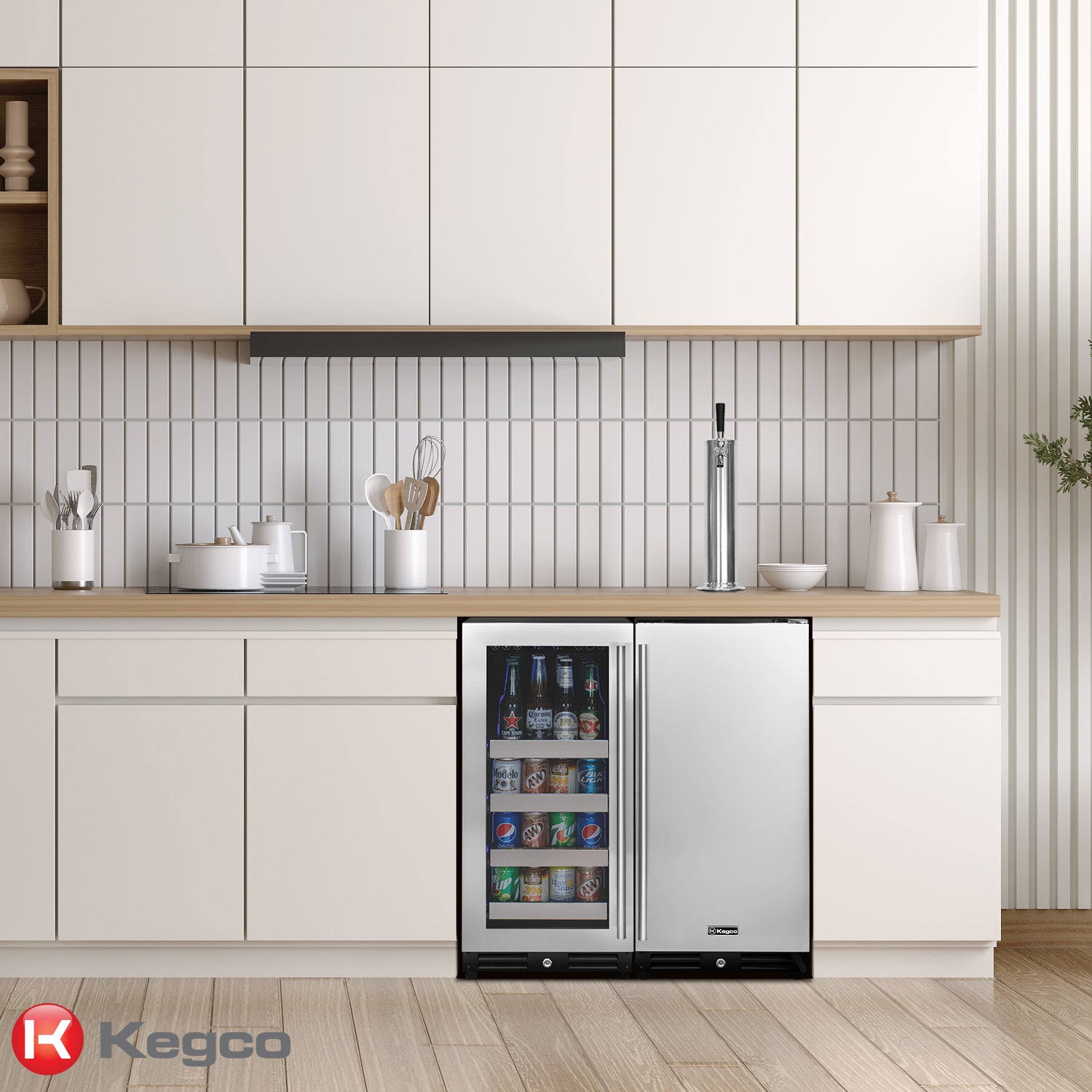 Beverage Center & Kegerator