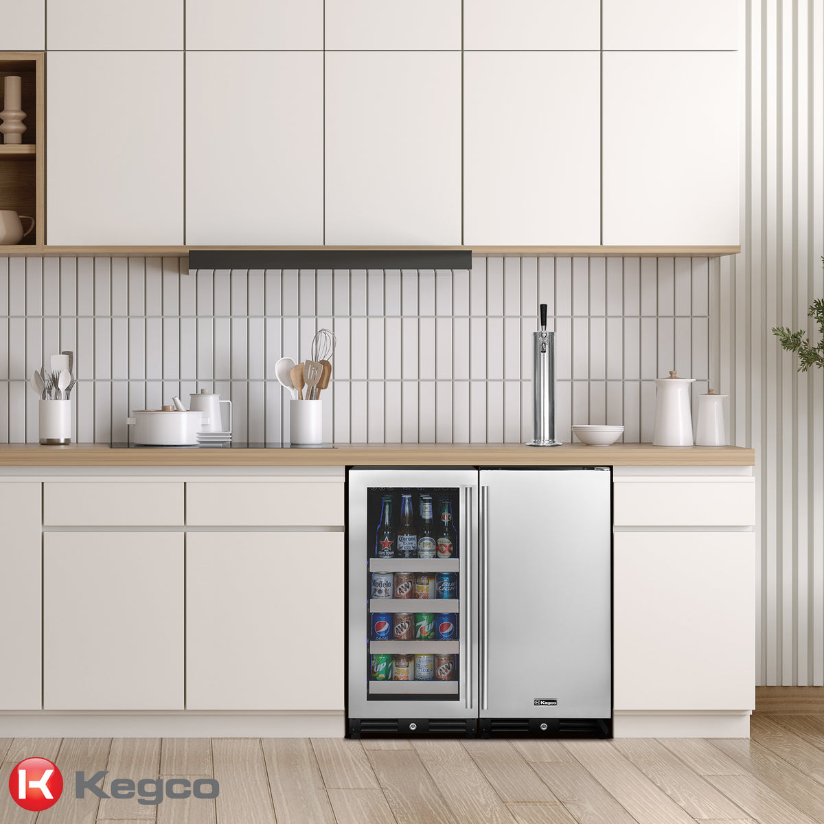 Beverage Center & Kegerator