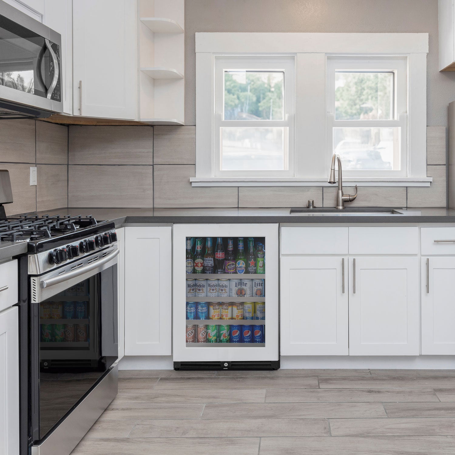 panel ready built-in beverage center