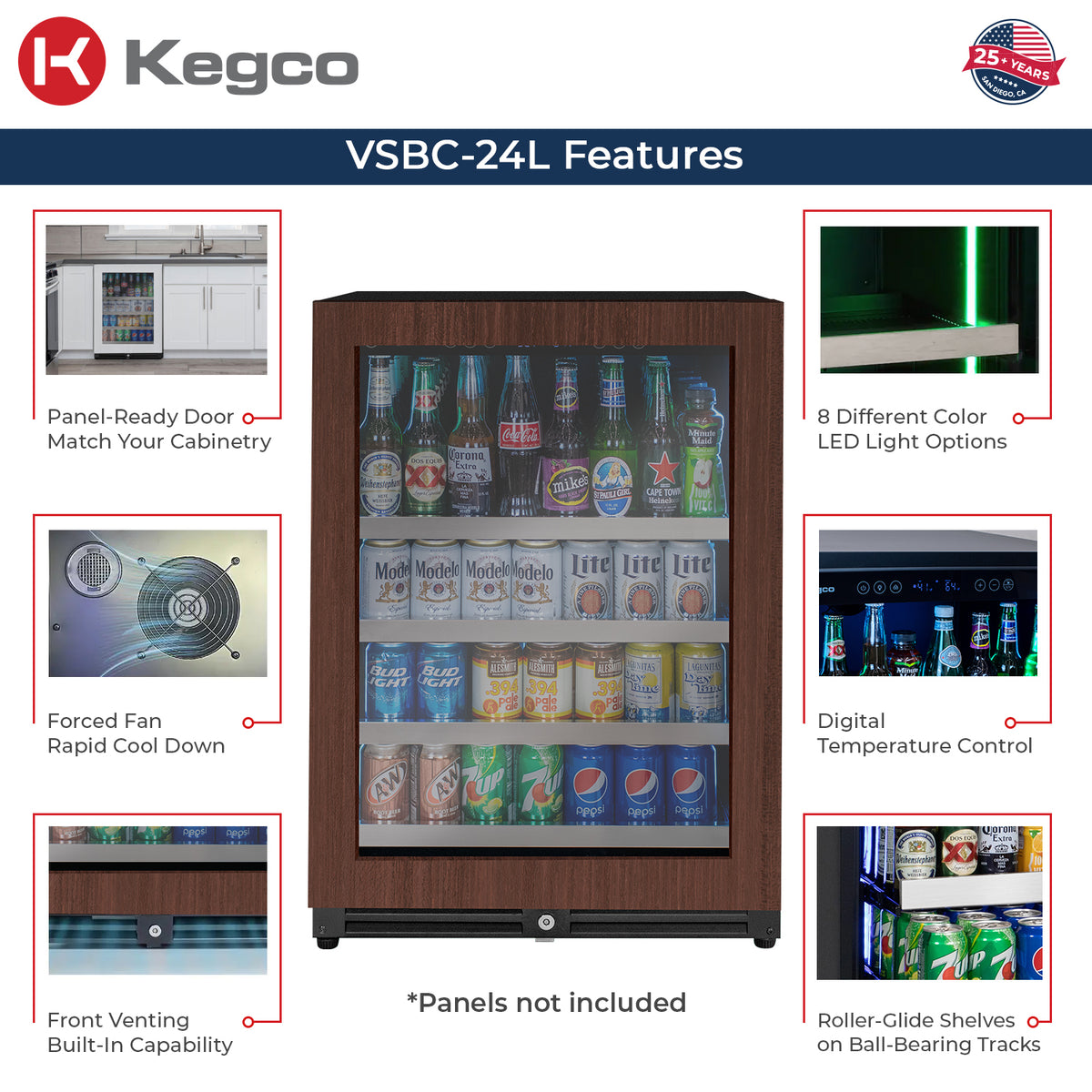 beverage center features