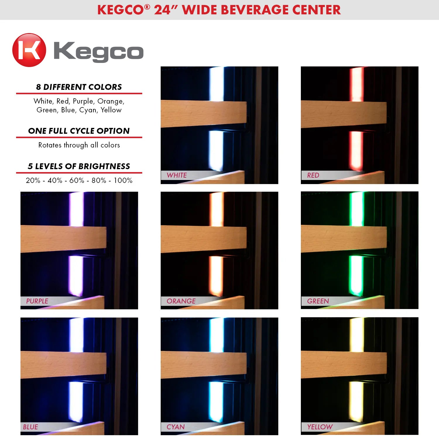 VSBC-24LSL LED Color Feature