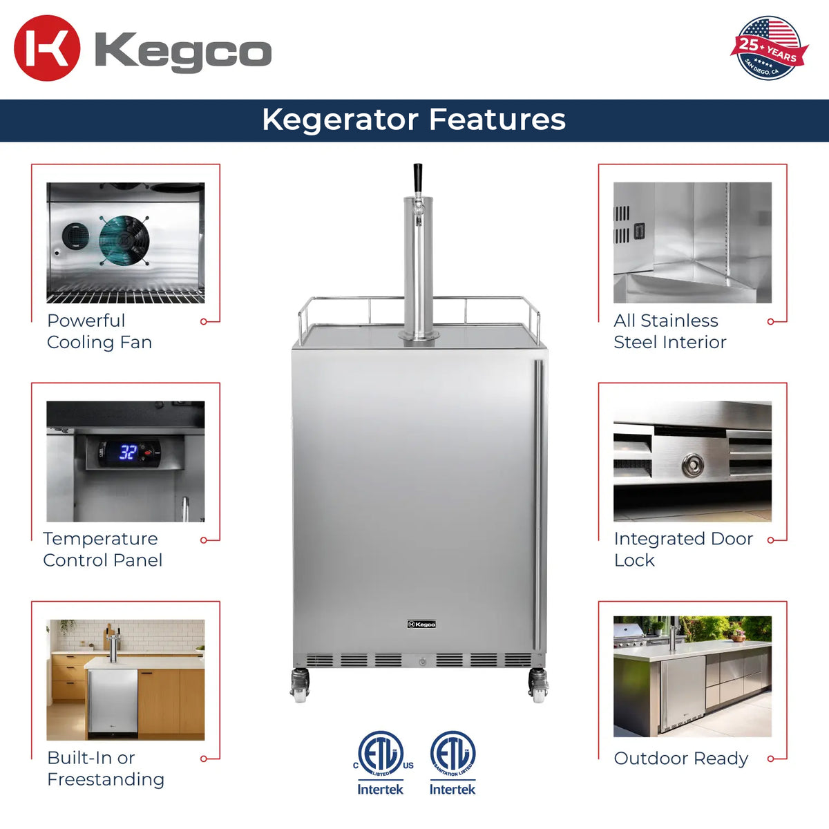 kegerator features
