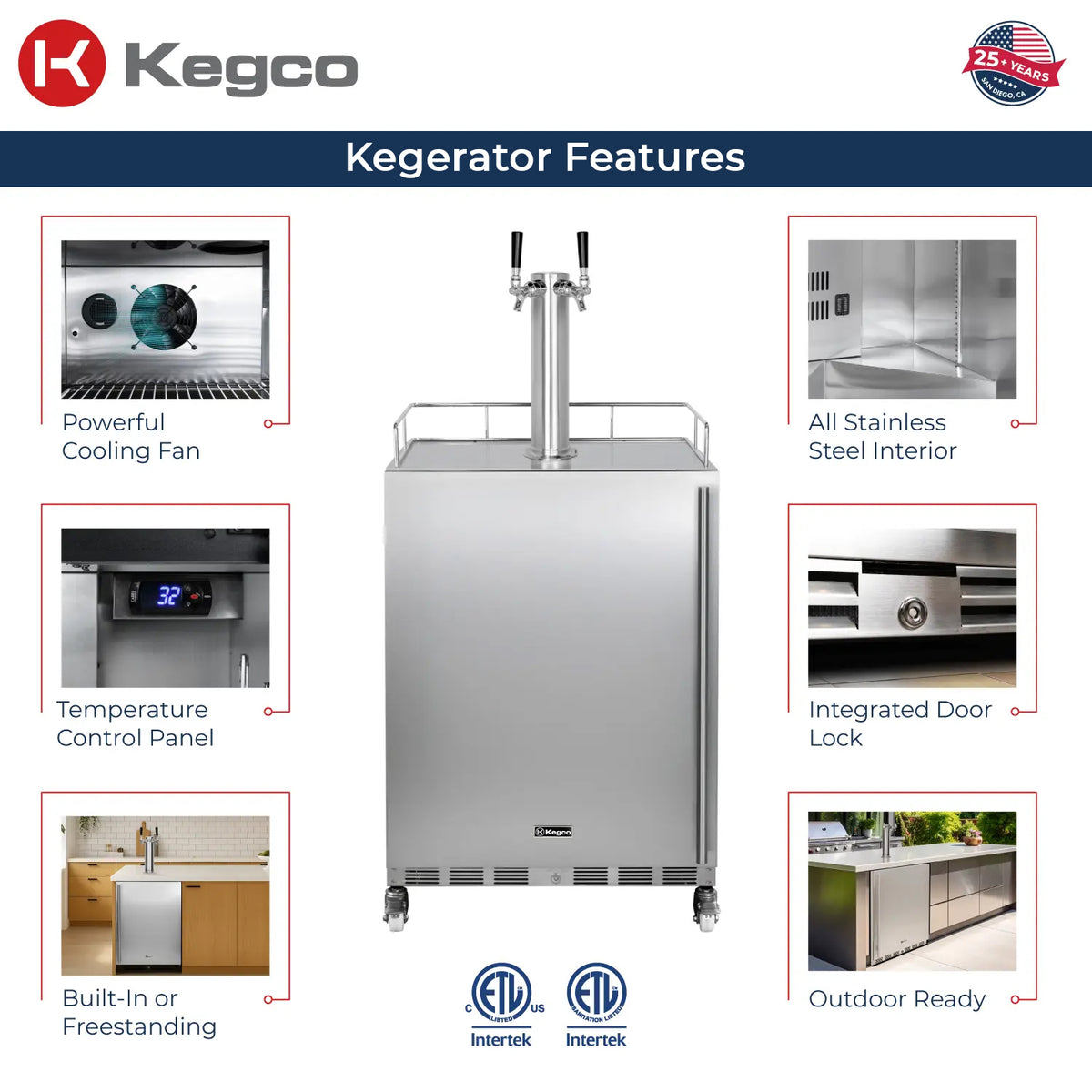 kegerator features