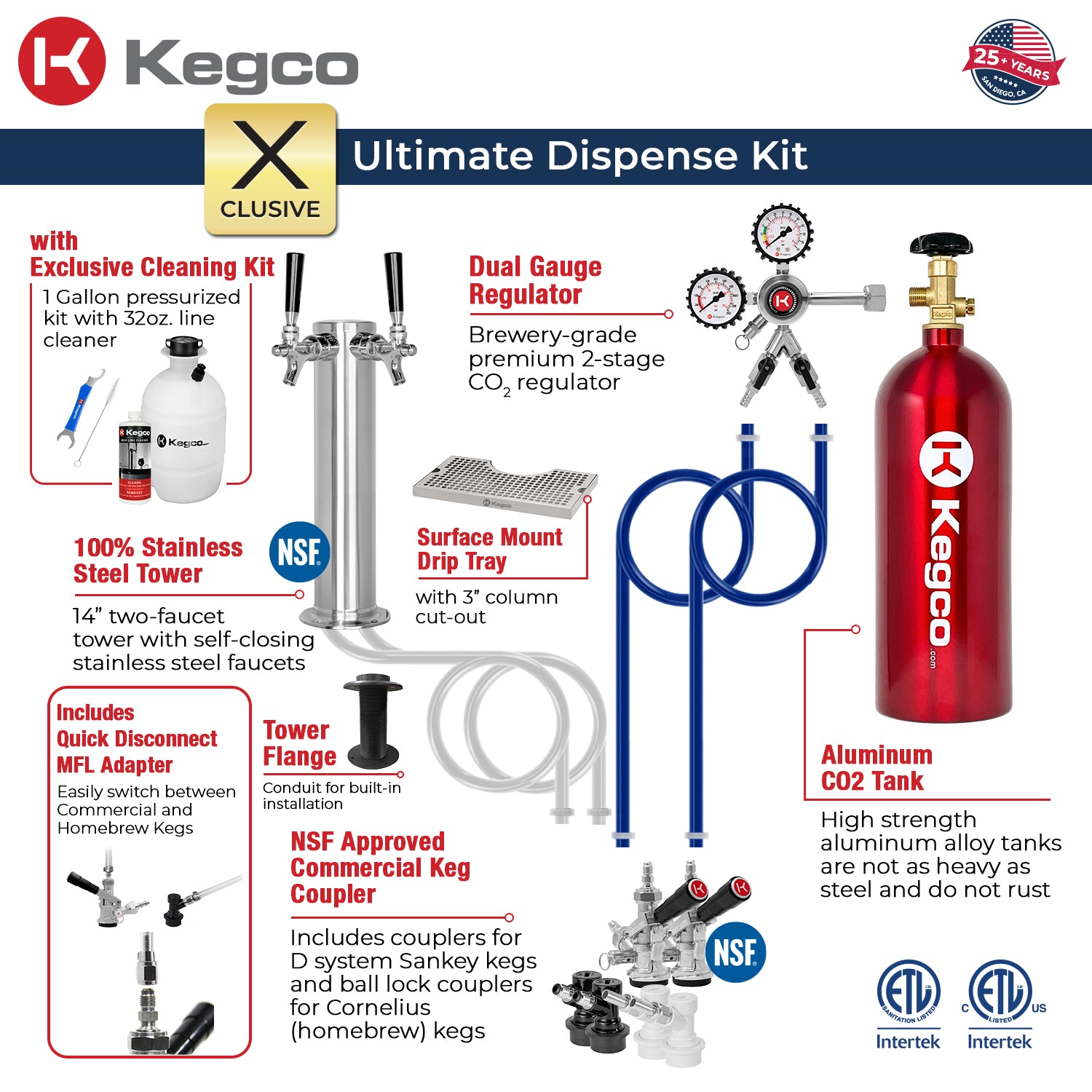 Kegco kegerator exclusive dispense kit