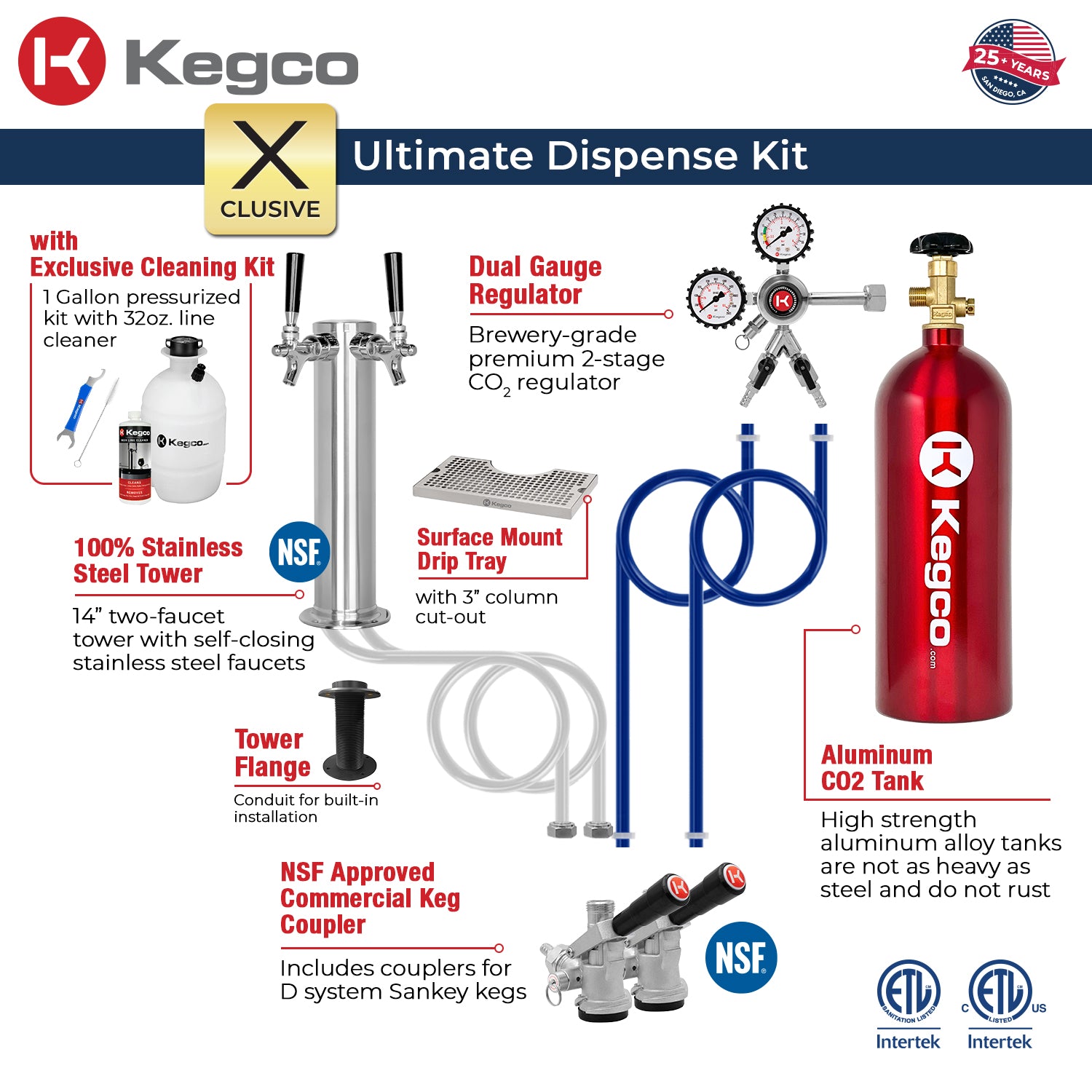 Kegco kegerator exclusive dispense kit
