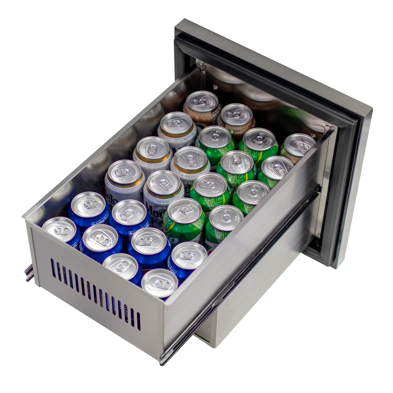 Kegco VSRD15-2SS two drawer beverage center
