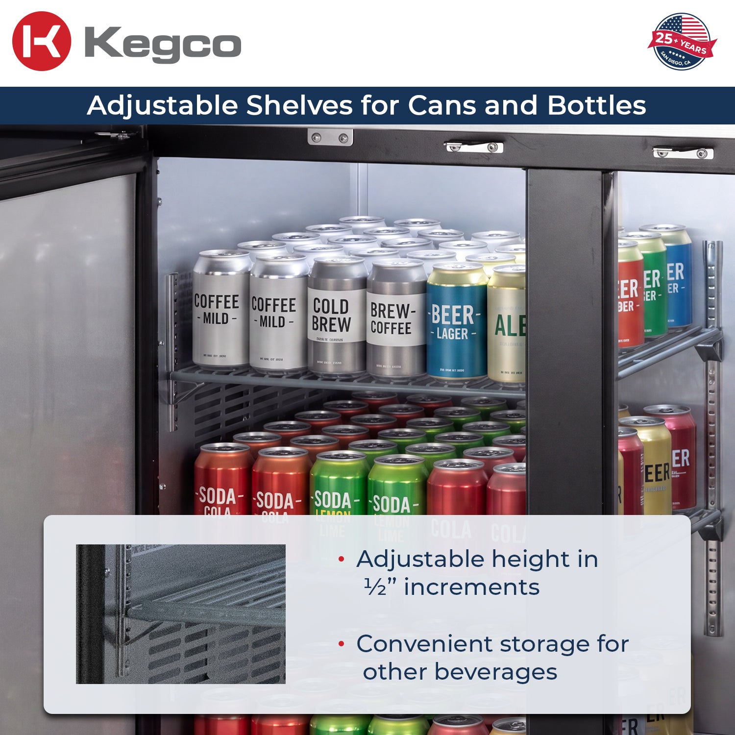 Two Keg Draft Beer Dispensers