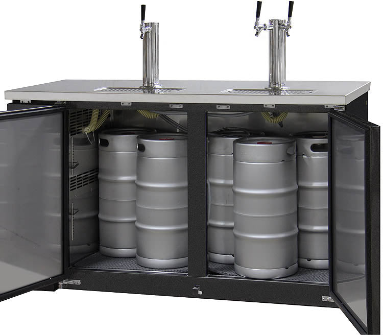 Interior with Quarter Slim Kegs