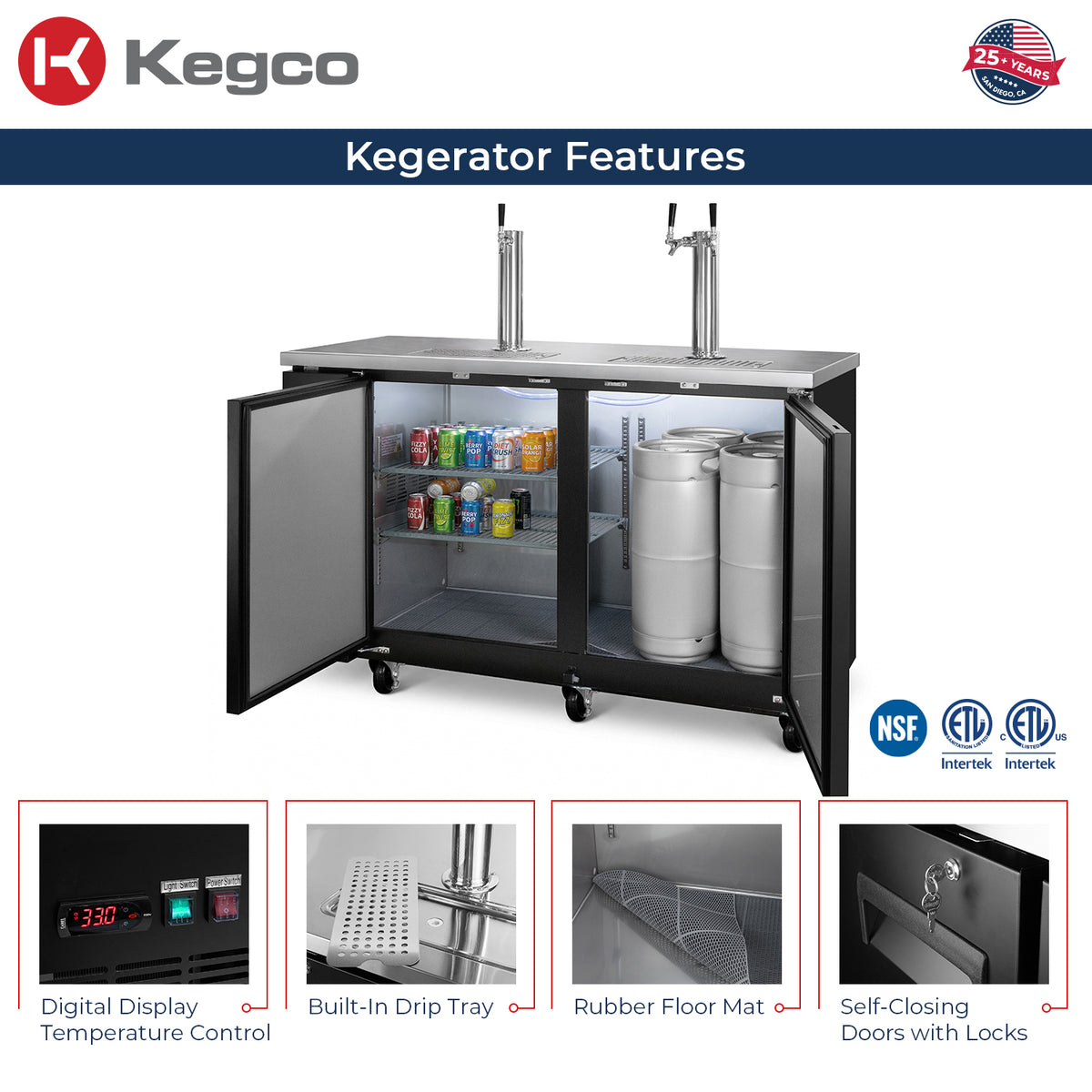 kegerator features