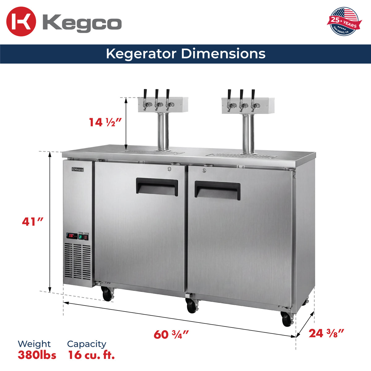 XCK-2460 Dimensions